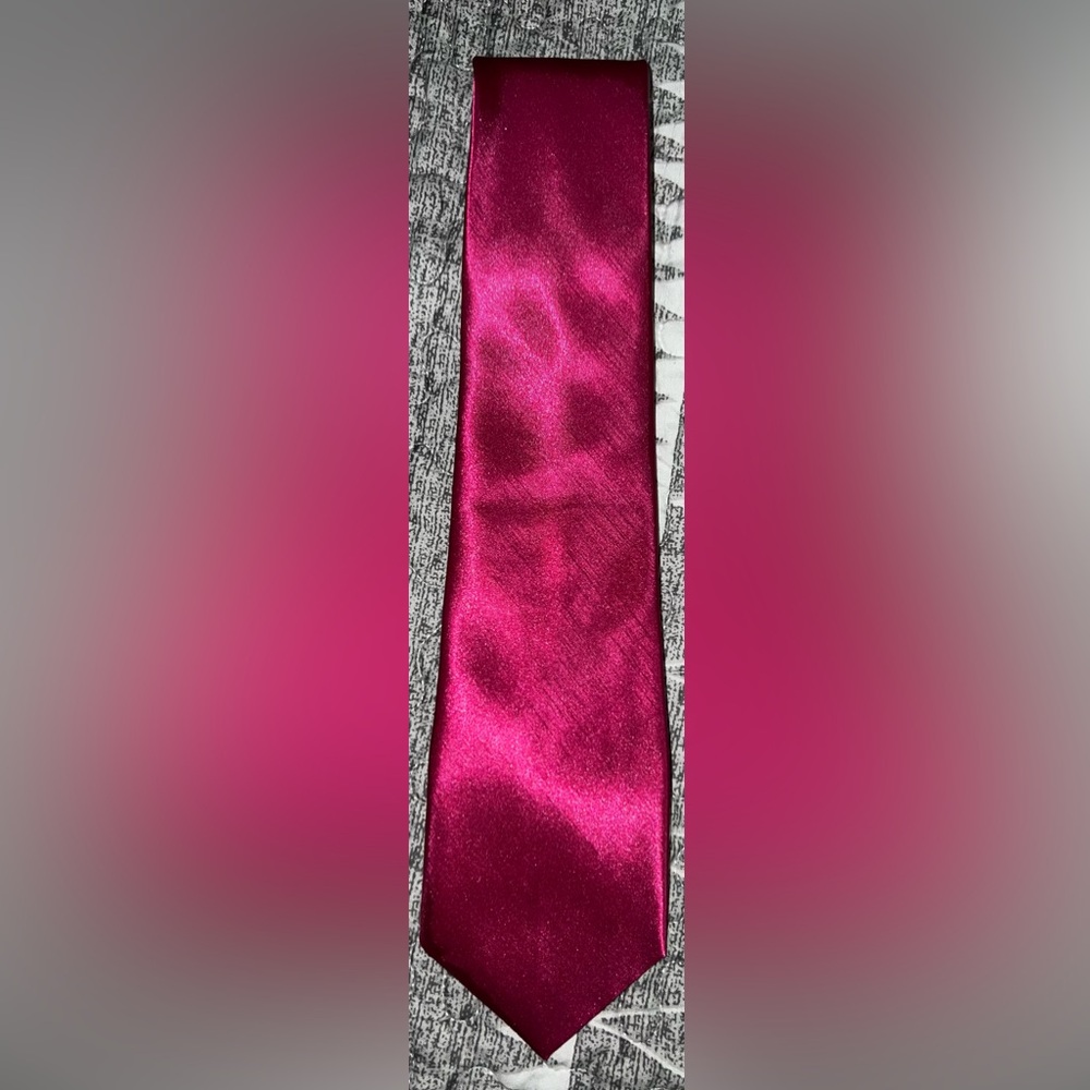 Hot Pink Silk Tie
